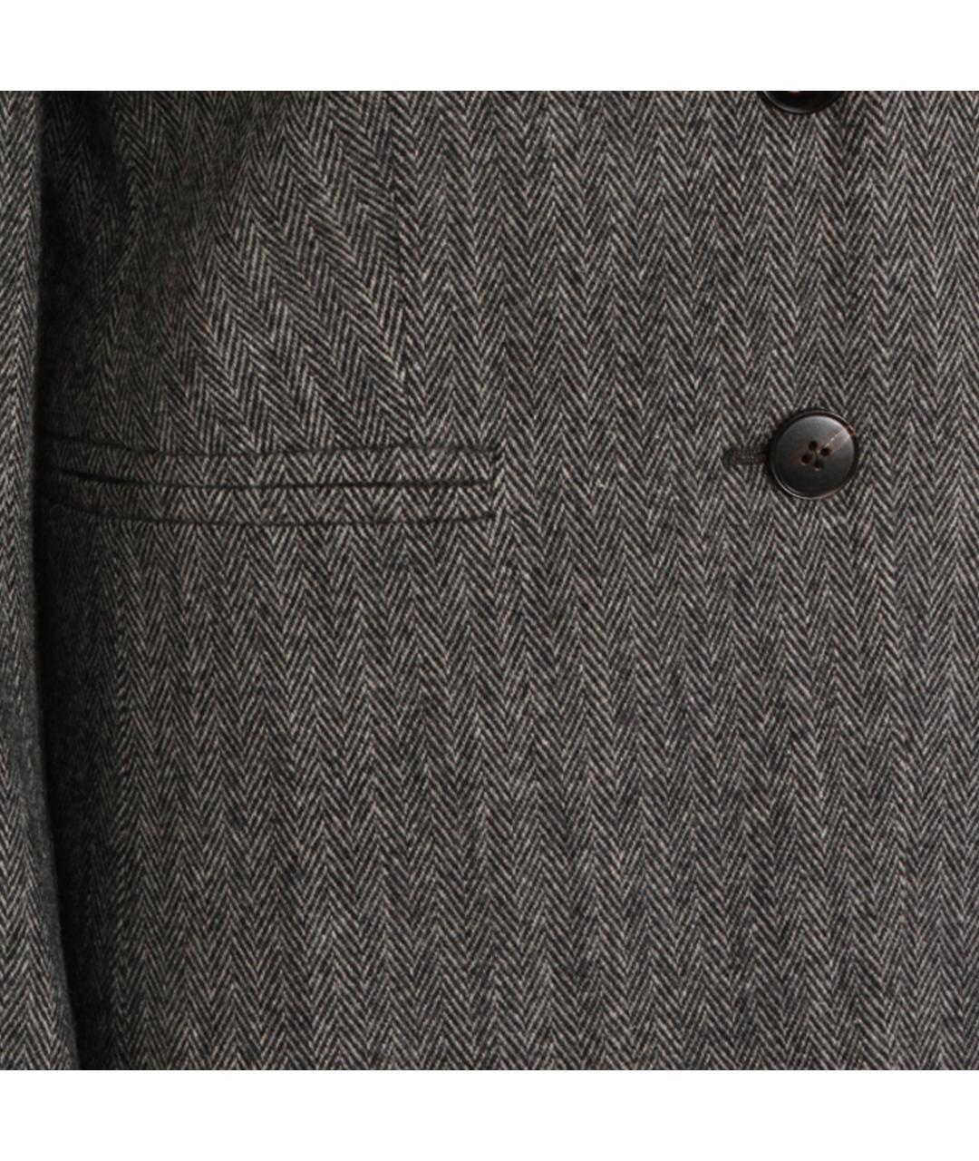 ANTONELLI FIRENZE Серый шерстяной жакет/пиджак, фото 3