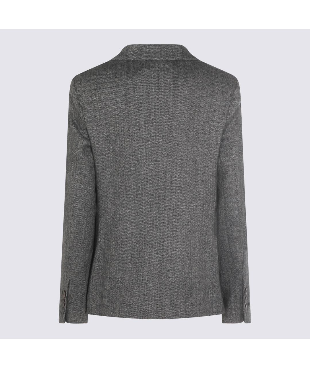 ANTONELLI FIRENZE Серый шерстяной жакет/пиджак, фото 2