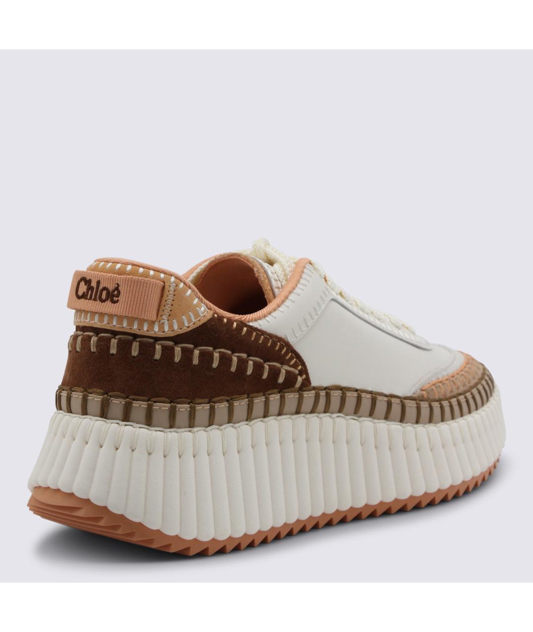 CHLOE Мульти кожаные кроссовки, фото 3