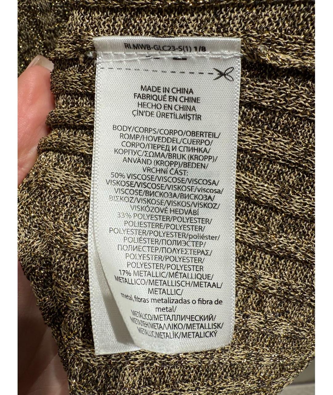 POLO RALPH LAUREN Золотая водолазка, фото 5