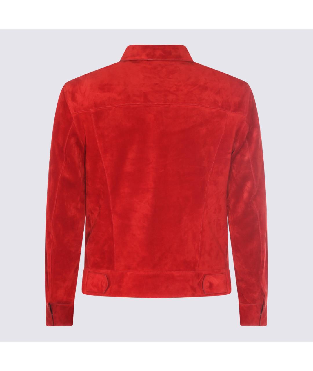 TOM FORD Красная кожаная куртка, фото 2