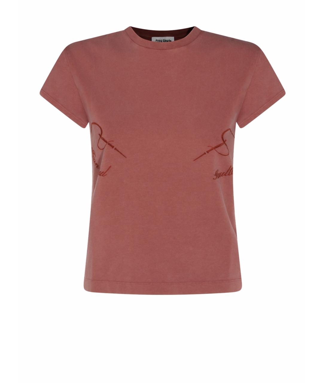 JEAN PAUL GAULTIER Фиолетовая хлопковая футболка, фото 1