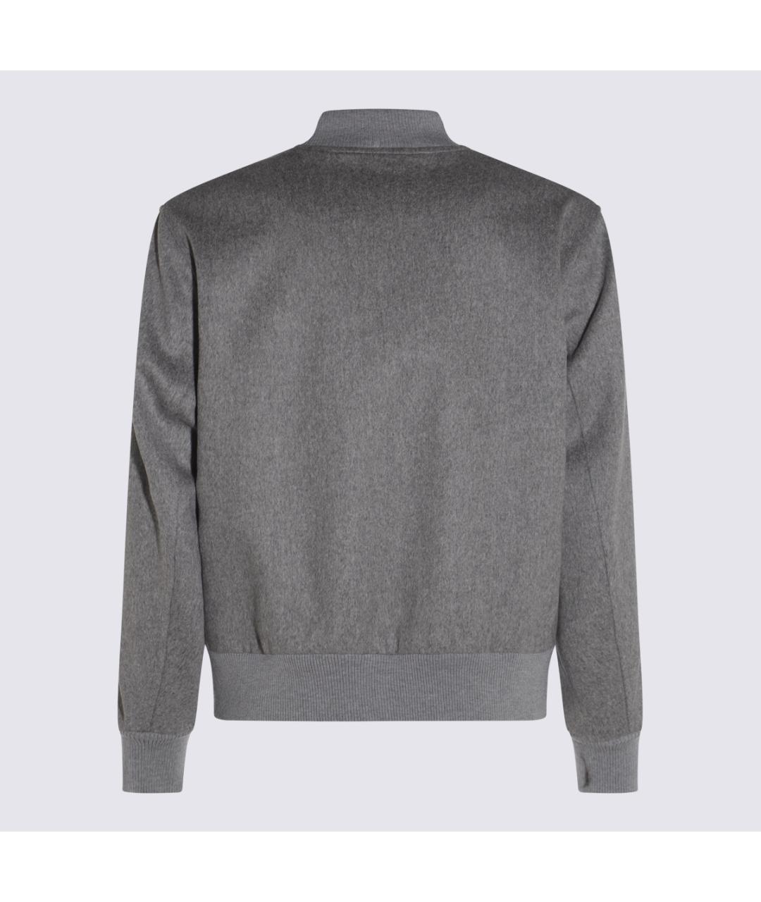 LARDINI Серая шерстяная куртка, фото 2