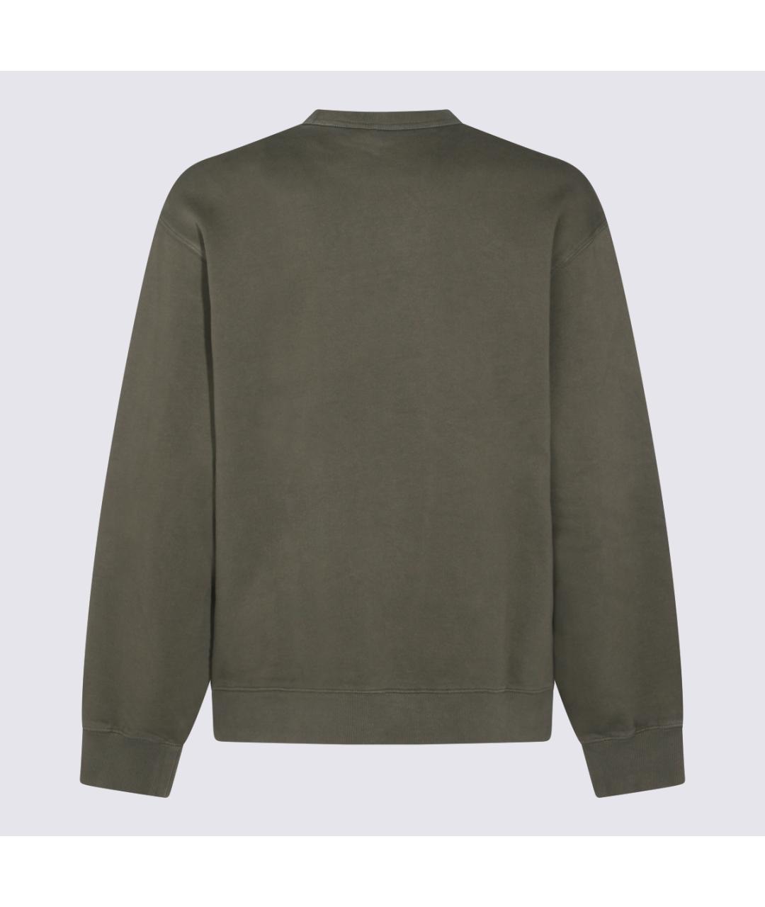 CARHARTT WIP Зеленый хлопковый джемпер / свитер, фото 2