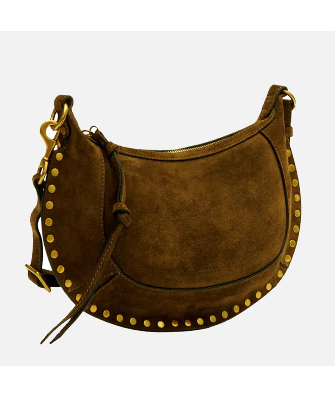 ISABEL MARANT Коричневая замшевая сумка через плечо, фото 2