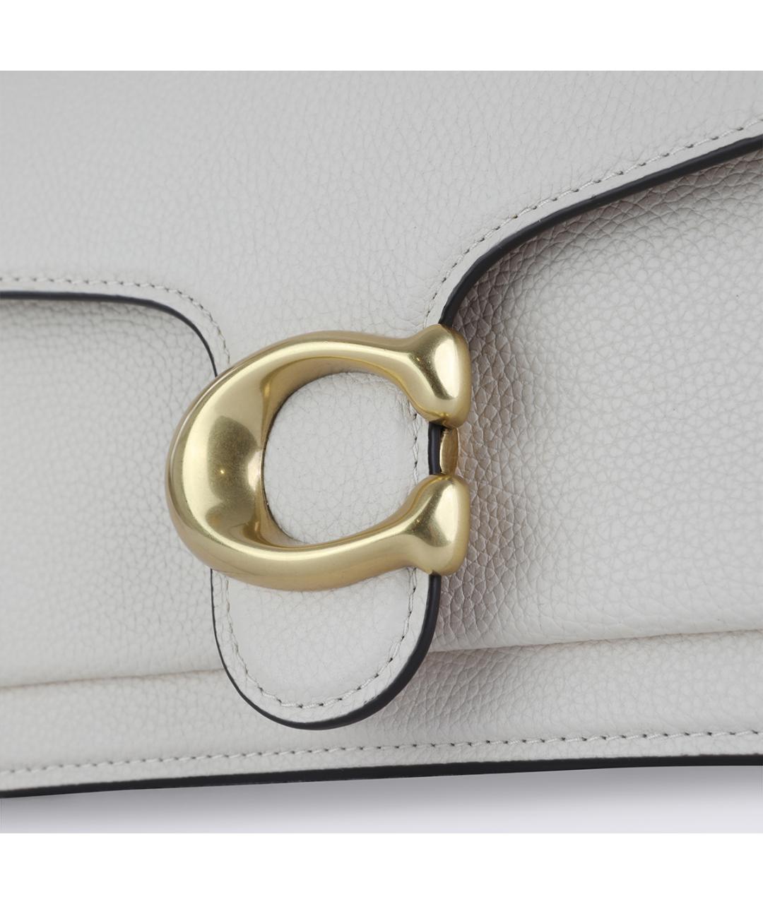 COACH Серая кожаная сумка тоут, фото 4