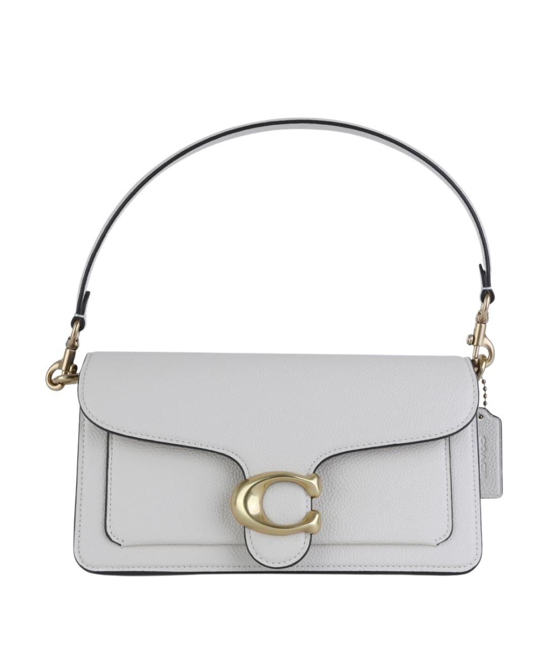 COACH Серая кожаная сумка тоут, фото 1