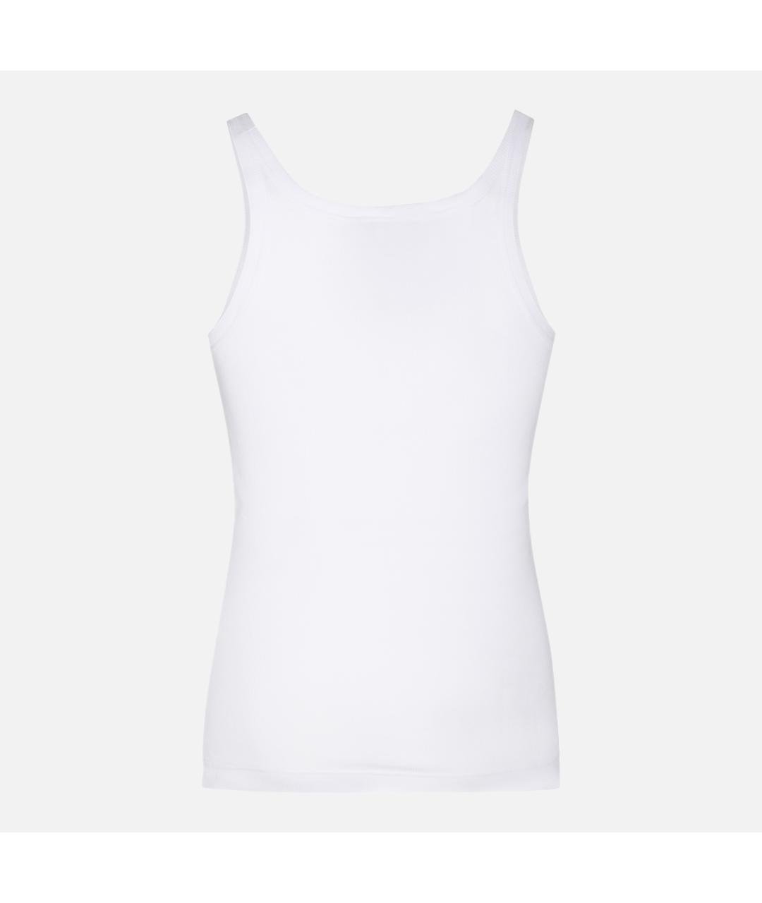 DOLCE&GABBANA Белая хлопковая майка, фото 2