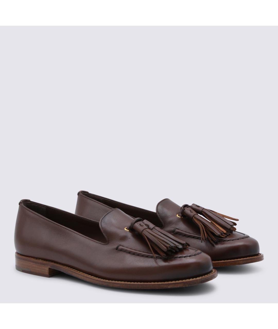 CHURCH'S Коричневые кожаные лоферы, фото 2