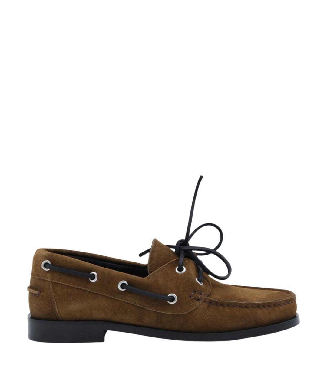 AEYDE Коричневые замшевые ботинки, фото 1