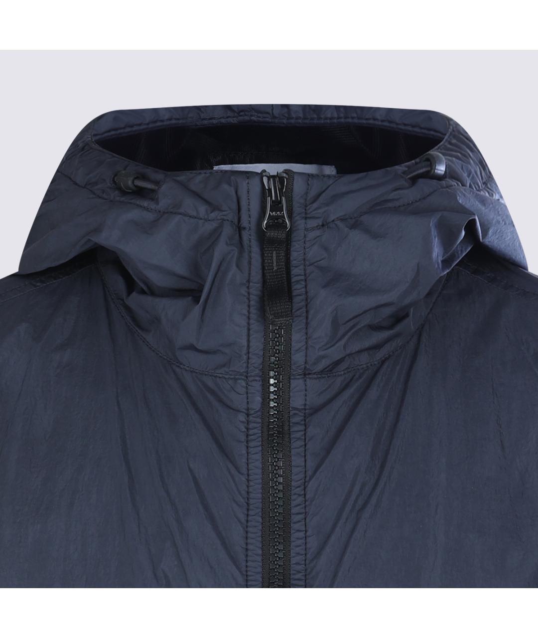 STONE ISLAND Синяя полиамидовая куртка, фото 3