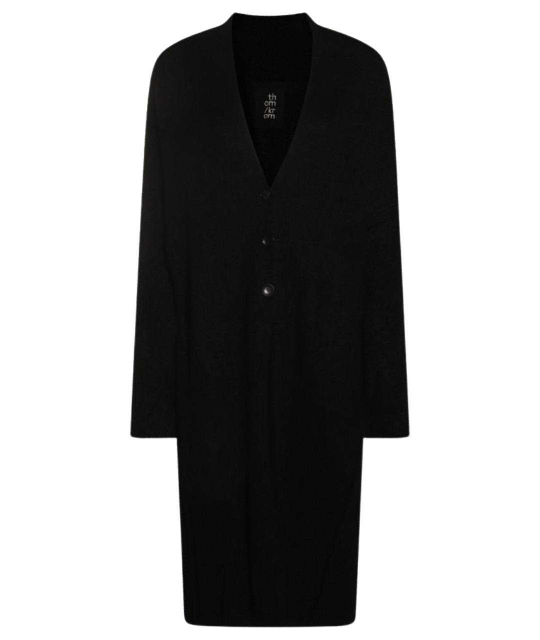 THOM KROM Черный шерстяной кардиган, фото 1