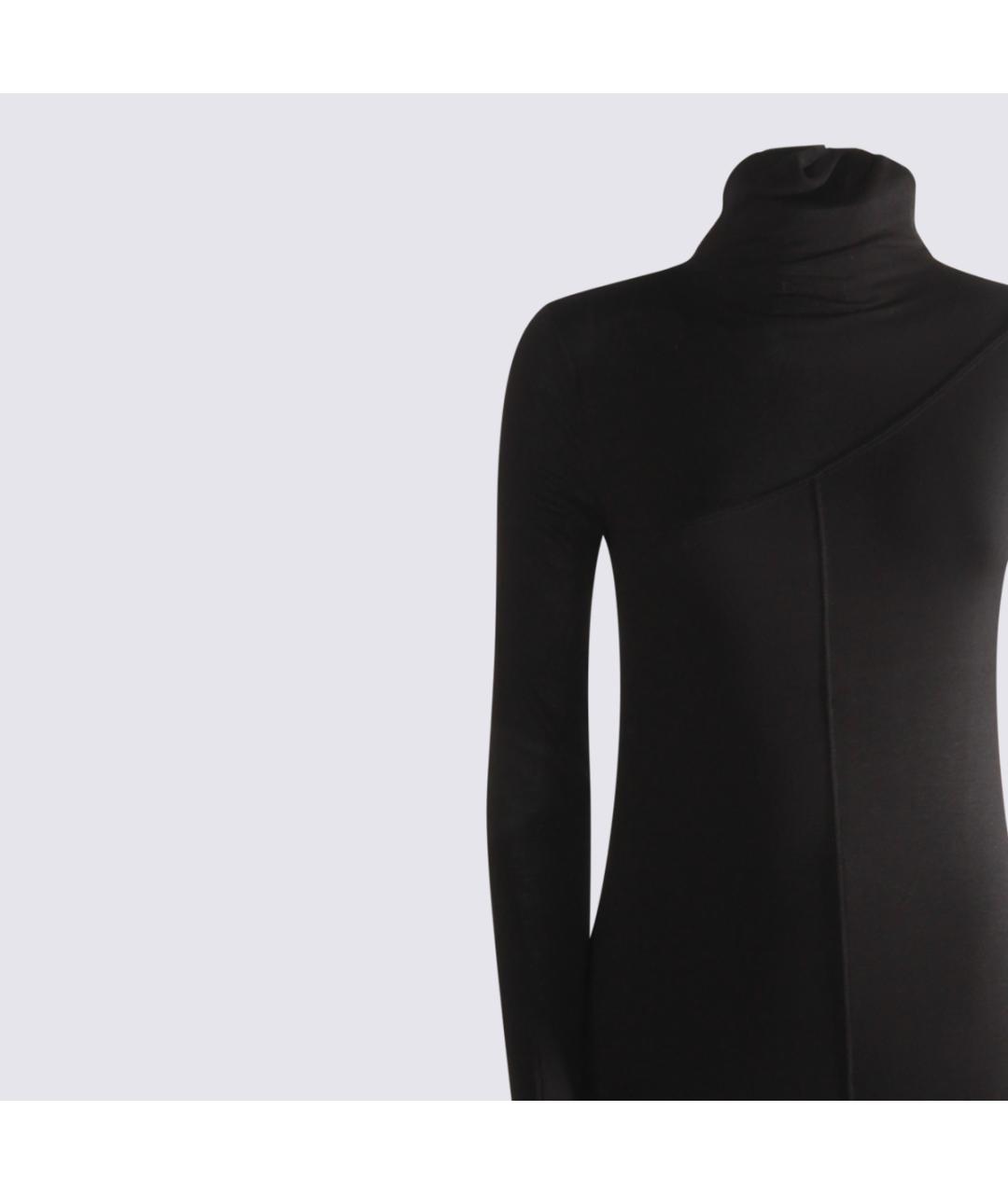 THOM KROM Черное вискозное платье, фото 3