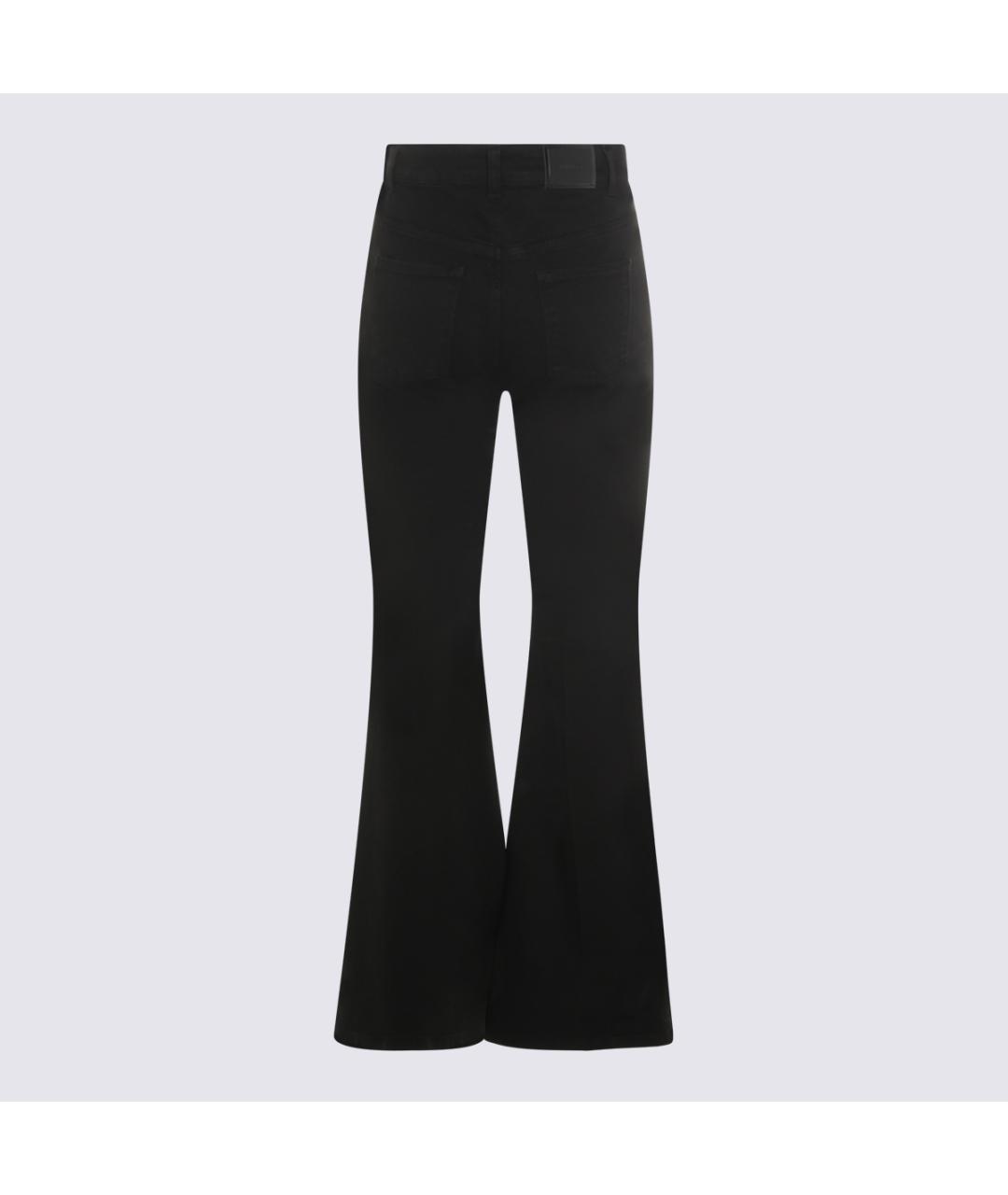 TWIN-SET Черные хлопковые джинсы клеш, фото 2