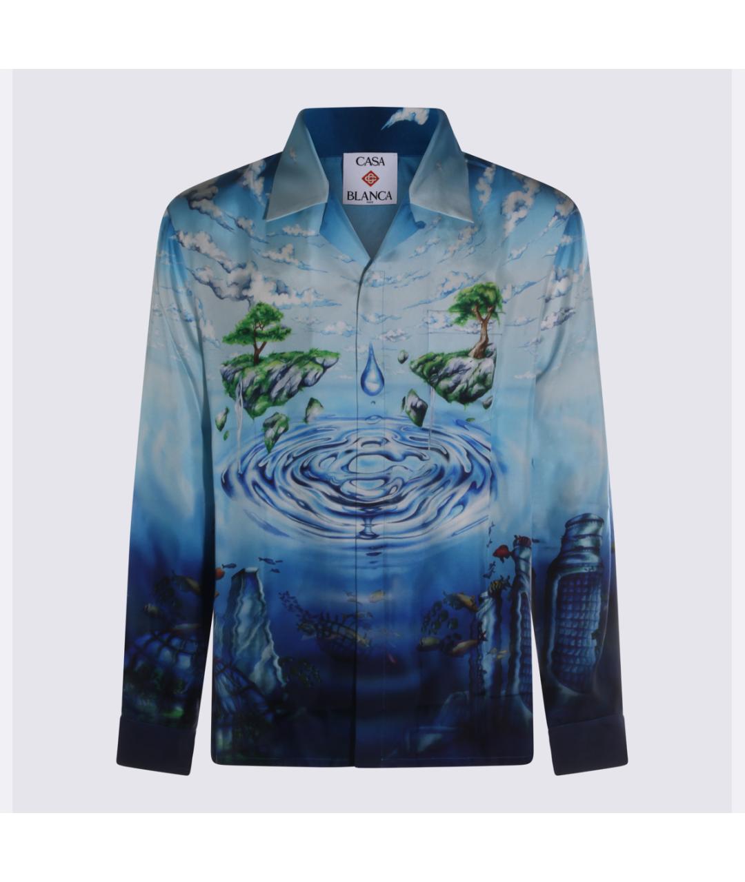 CASABLANCA Мульти шелковая кэжуал рубашка, фото 5