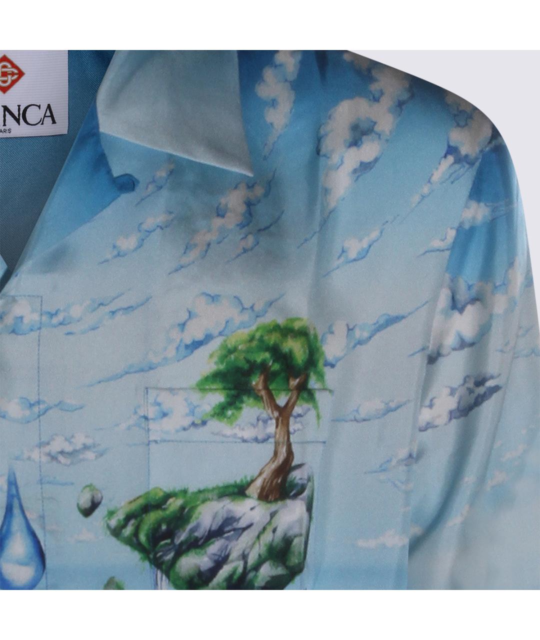 CASABLANCA Мульти шелковая кэжуал рубашка, фото 3