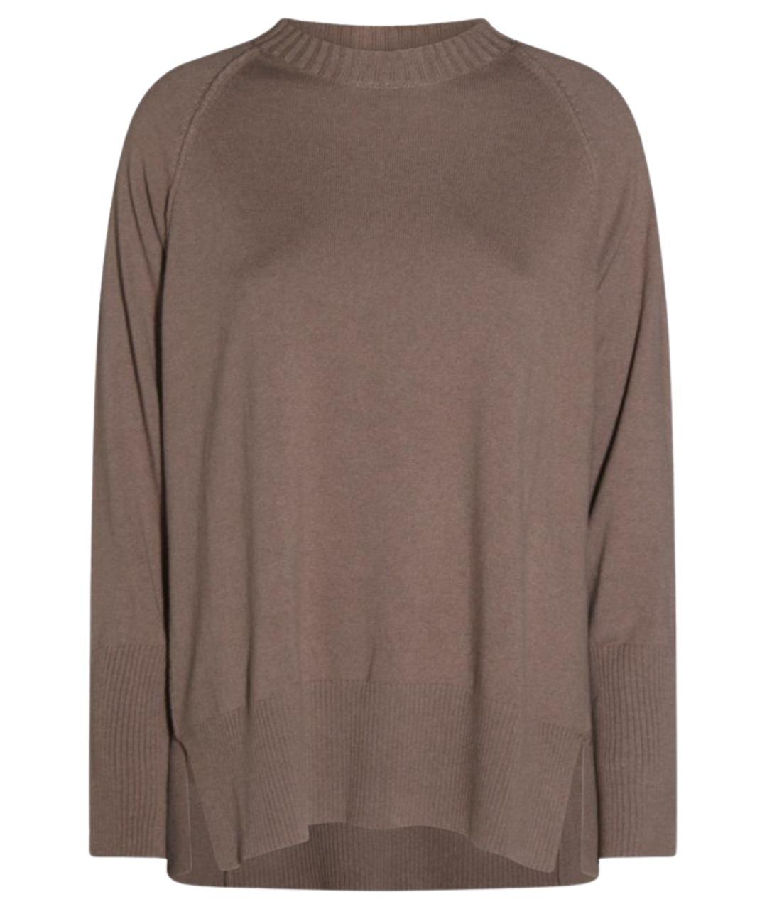 ANTONELLI FIRENZE Коричневый шерстяной джемпер / свитер, фото 1