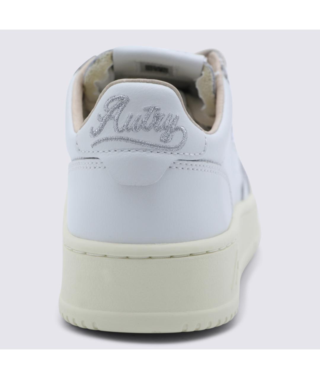 AUTRY Белые кожаные кроссовки, фото 4