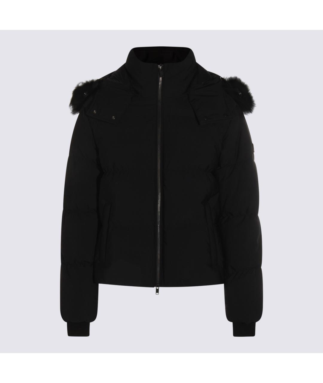 MOOSE KNUCKLES Черная полиамидовая куртка, фото 4