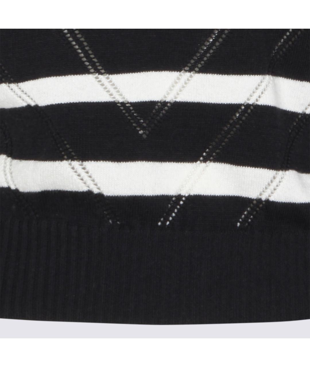 TWIN-SET Синий хлопковый джемпер / свитер, фото 4