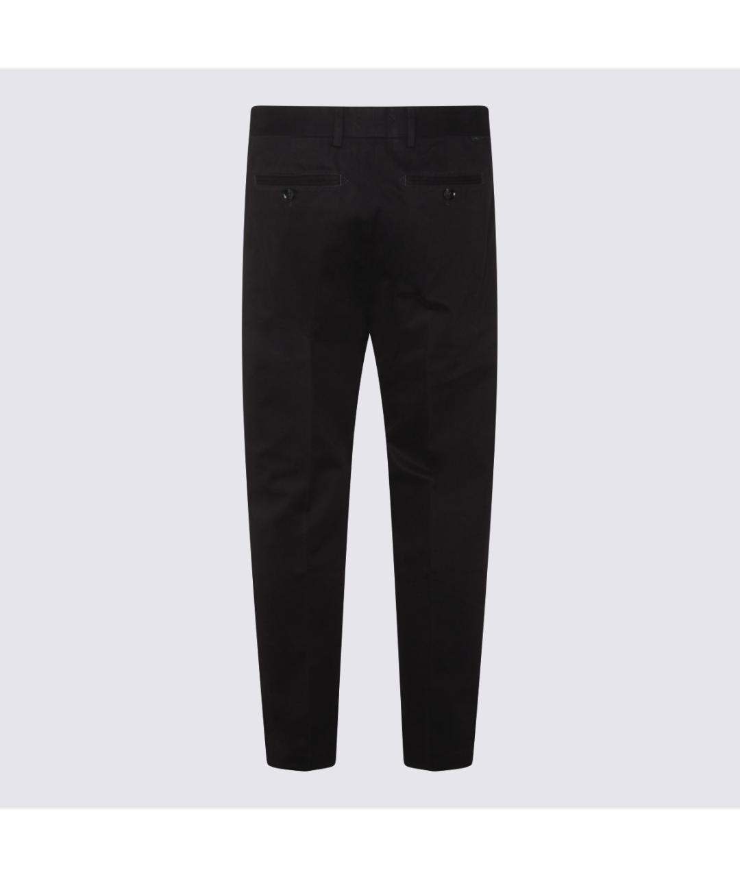 TOM FORD Черные хлопковые повседневные брюки, фото 2