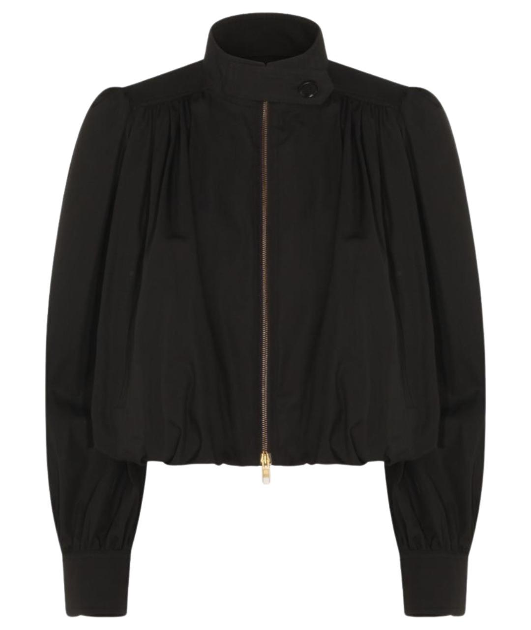 CHLOE Черная хлопковая куртка, фото 1