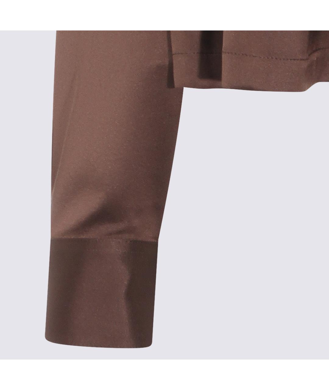 TOM FORD Коричневая шелковая блузы, фото 3