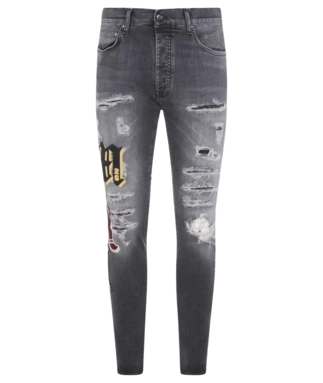 AMIRI Мульти хлопко-эластановые джинсы скинни, фото 1