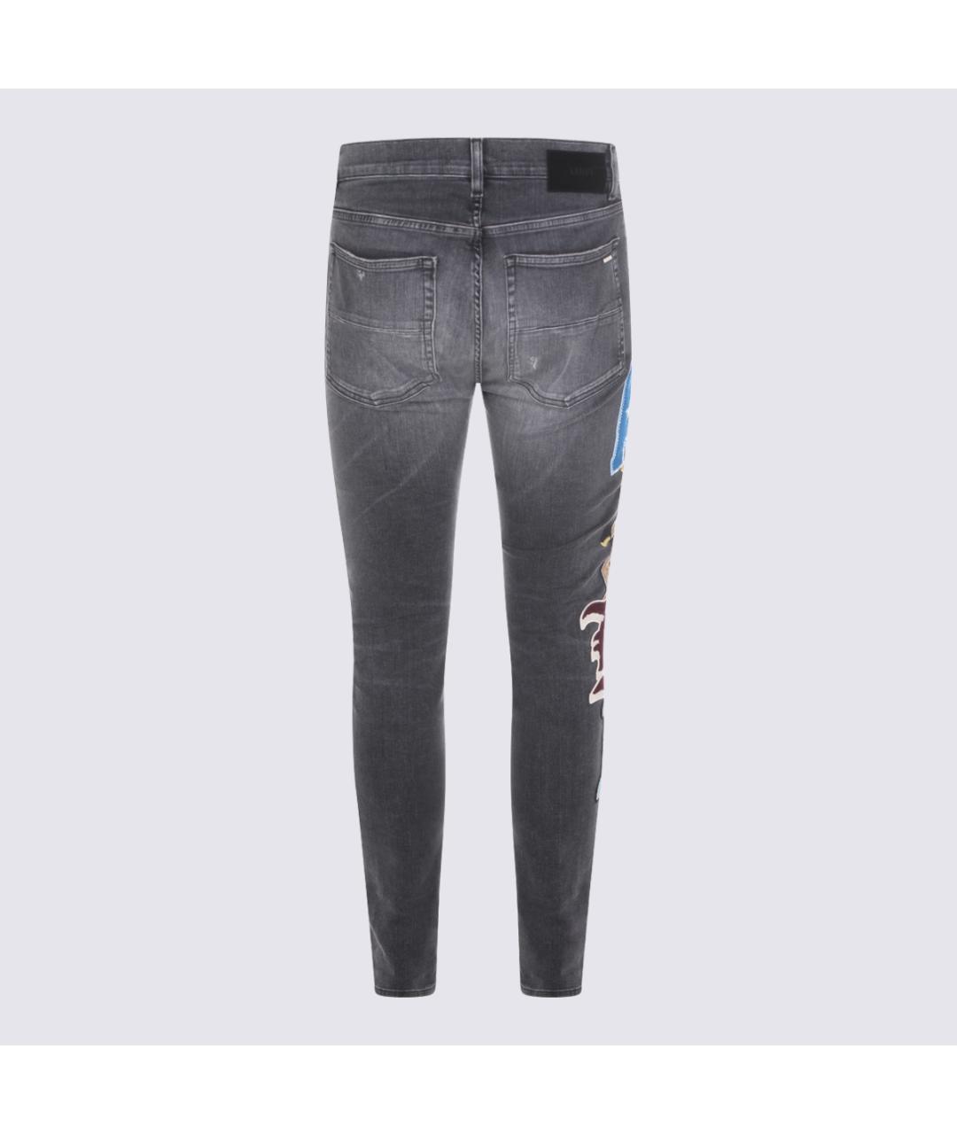 AMIRI Мульти хлопко-эластановые джинсы скинни, фото 2