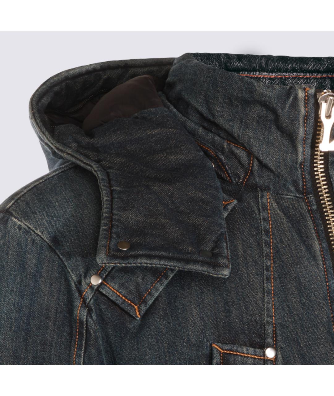 MOOSE KNUCKLES Синяя деним куртка, фото 4