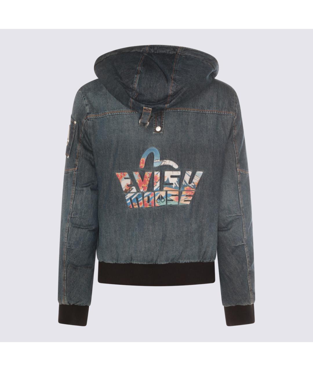 MOOSE KNUCKLES Синяя деним куртка, фото 2