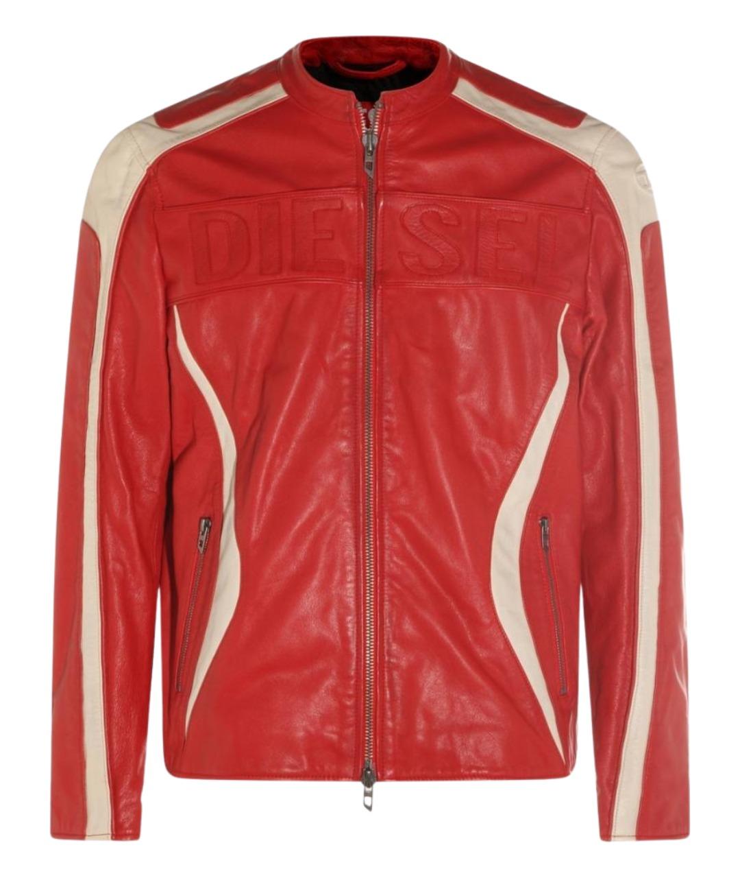 DIESEL Красная вискозная куртка, фото 1