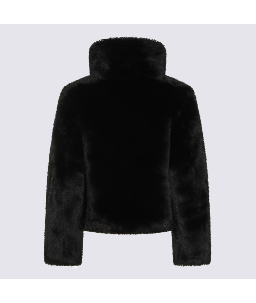MOOSE KNUCKLES Черная полиэстеровая шуба, фото 2