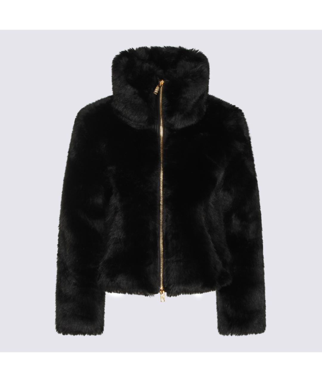 MOOSE KNUCKLES Черная полиэстеровая шуба, фото 4