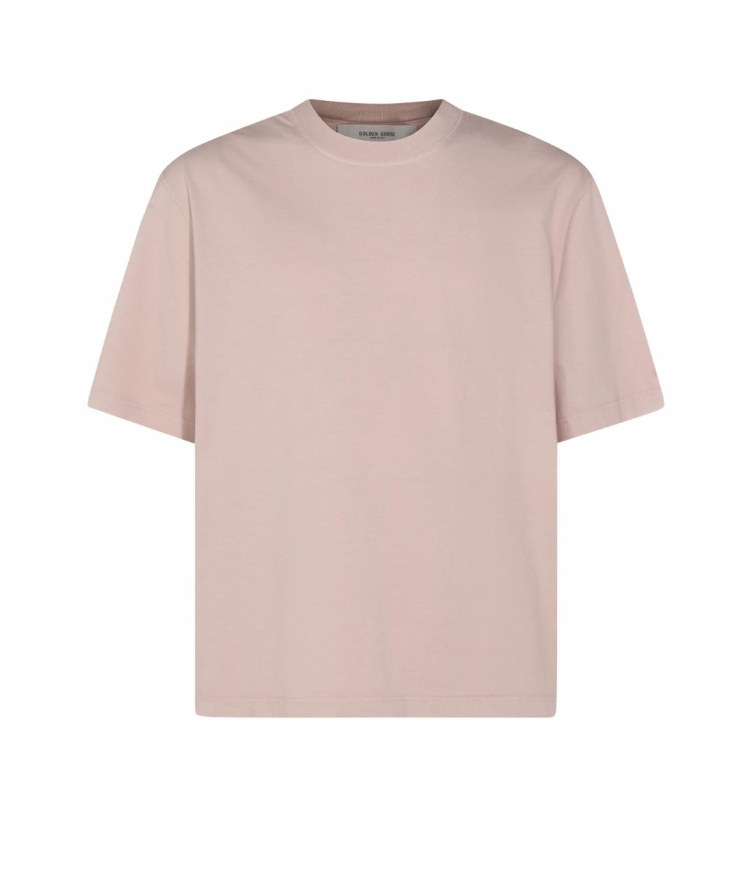 GOLDEN GOOSE DELUXE BRAND Серая хлопковая футболка, фото 1