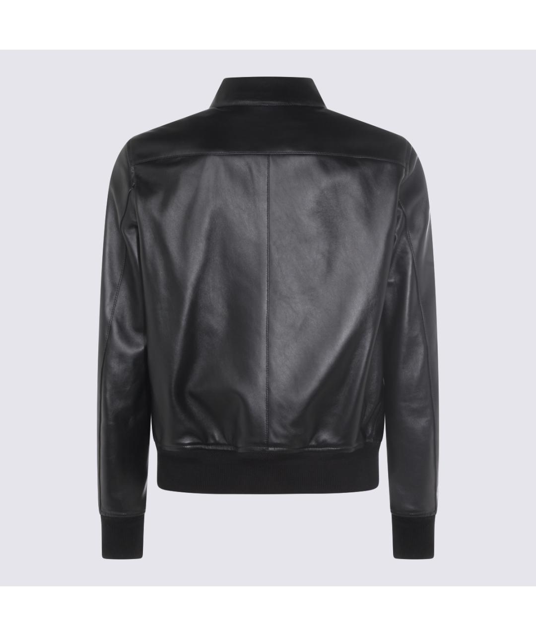 TOM FORD Черная кожаная куртка, фото 2