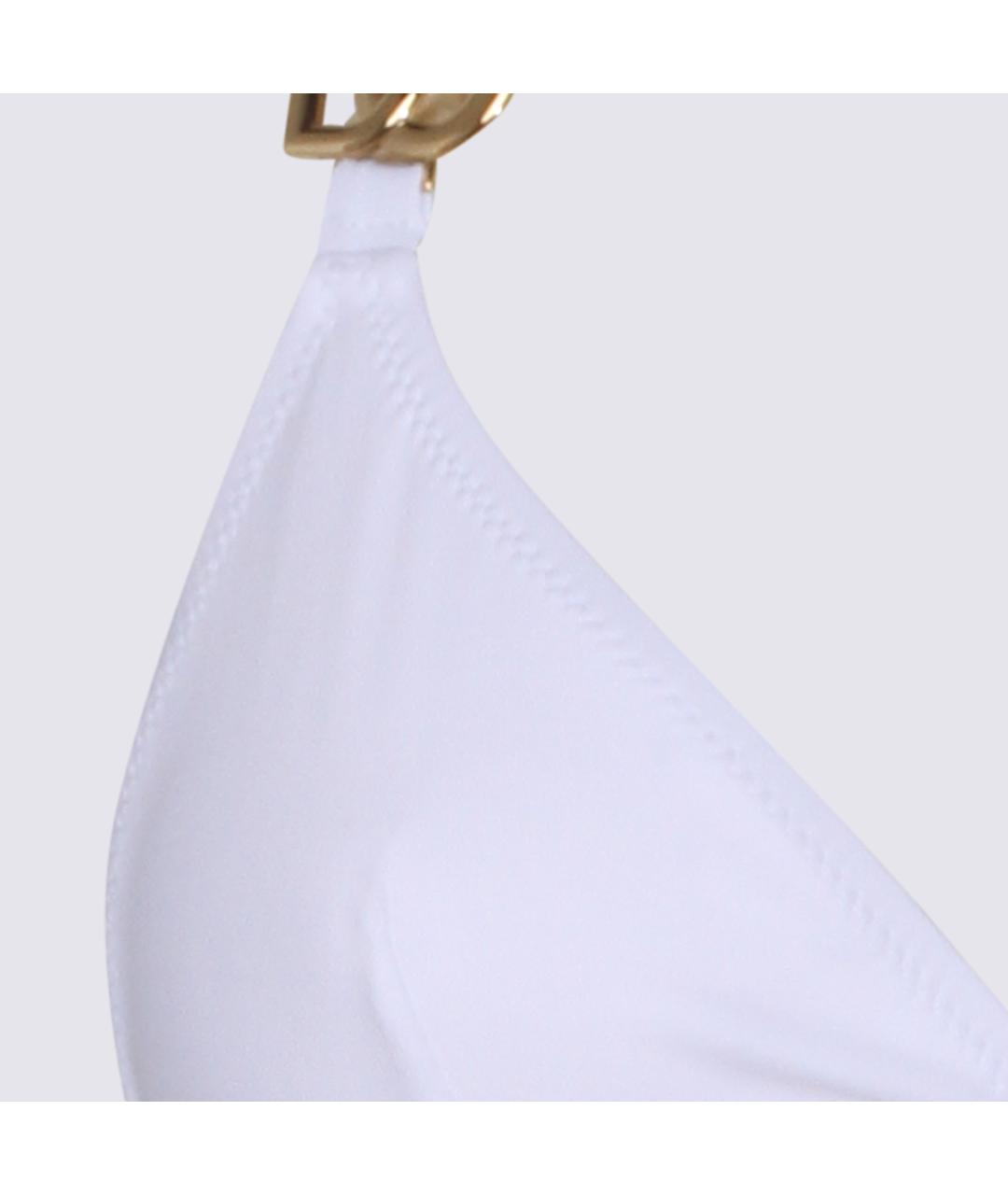 DOLCE&GABBANA Белый полиамидовый купальник, фото 3