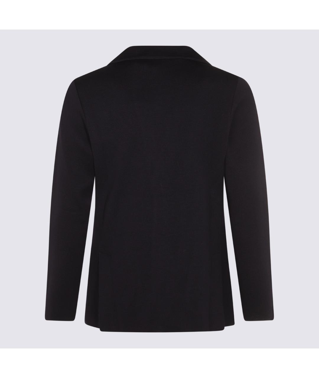 LARDINI Темно-синий шерстяной кардиган, фото 2