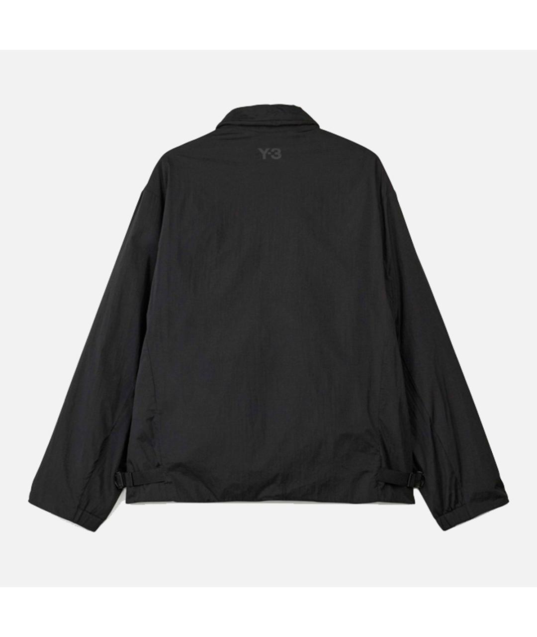 Y-3 Черная полиамидовая куртка, фото 2