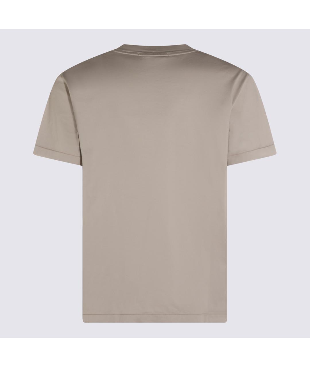 STONE ISLAND Серая хлопковая футболка, фото 2