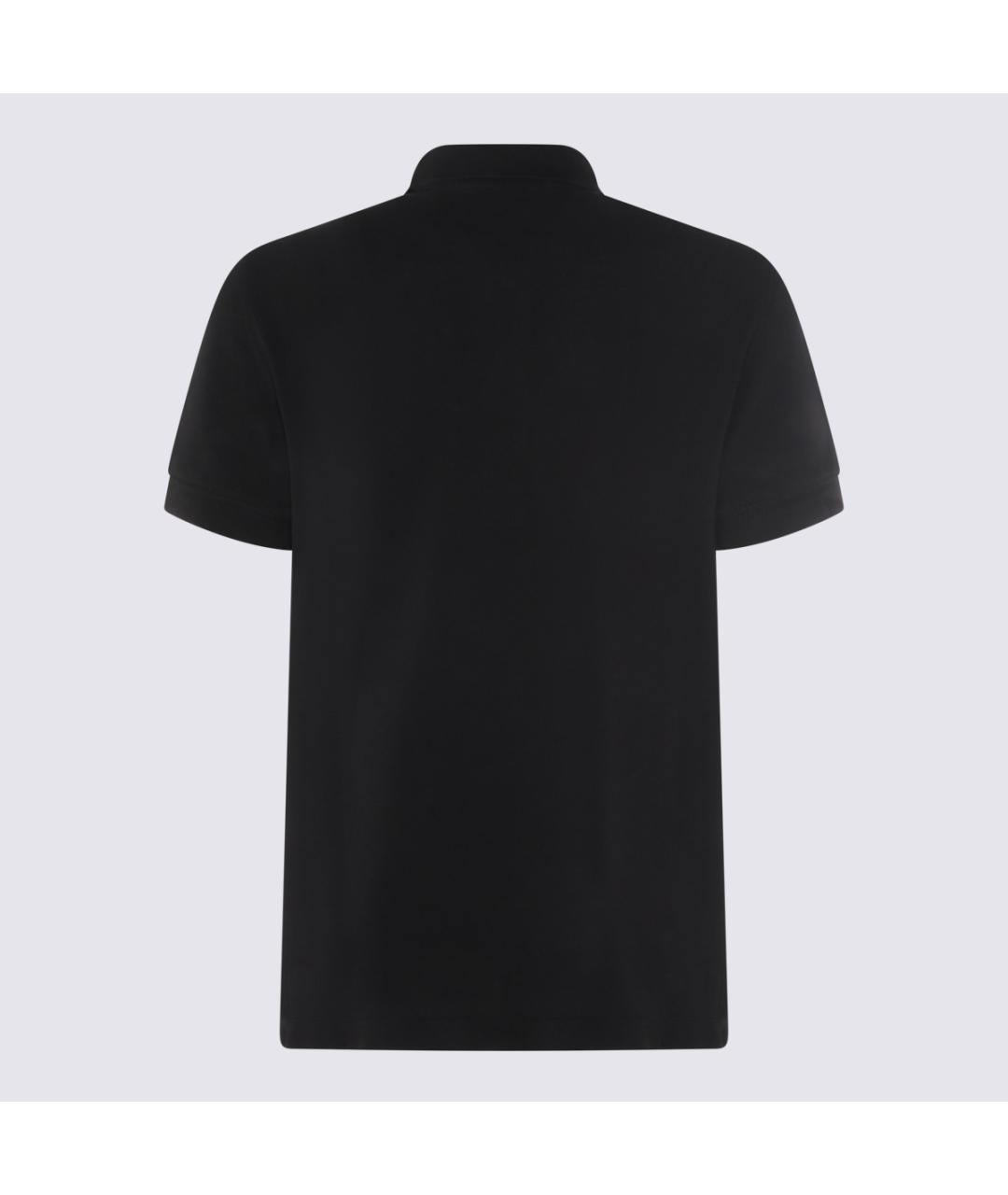 TOM FORD Черное поло с коротким рукавом, фото 2