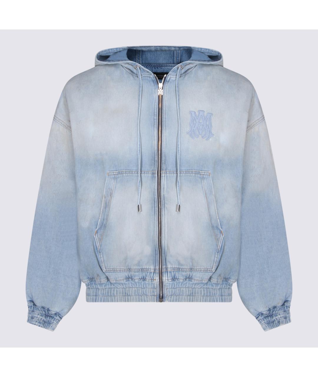 AMIRI Голубая хлопковая куртка, фото 5