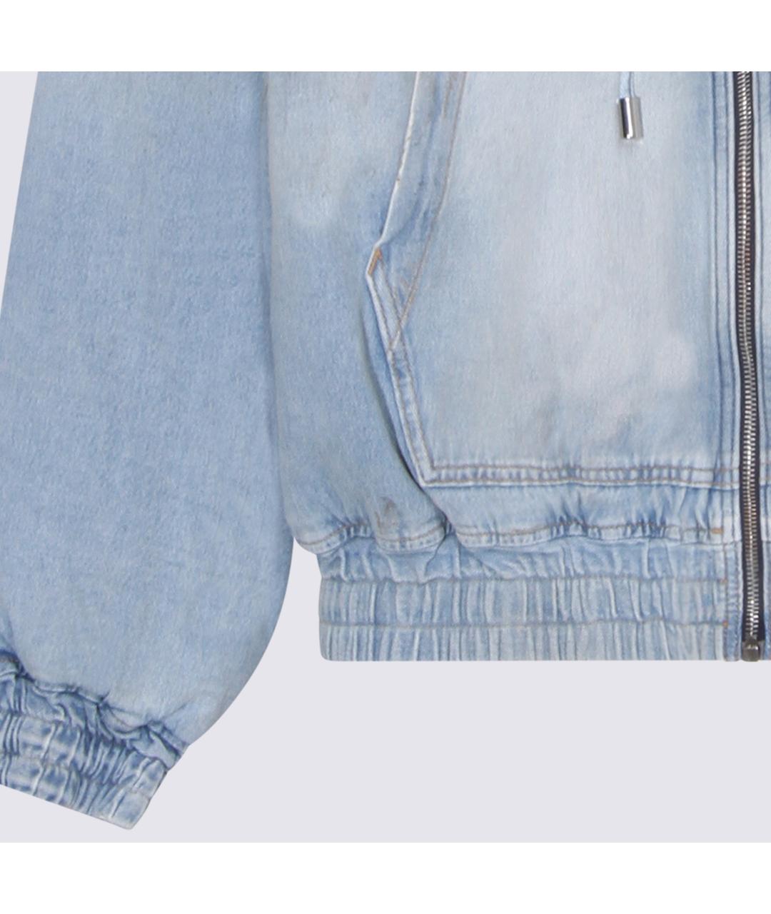 AMIRI Голубая хлопковая куртка, фото 4