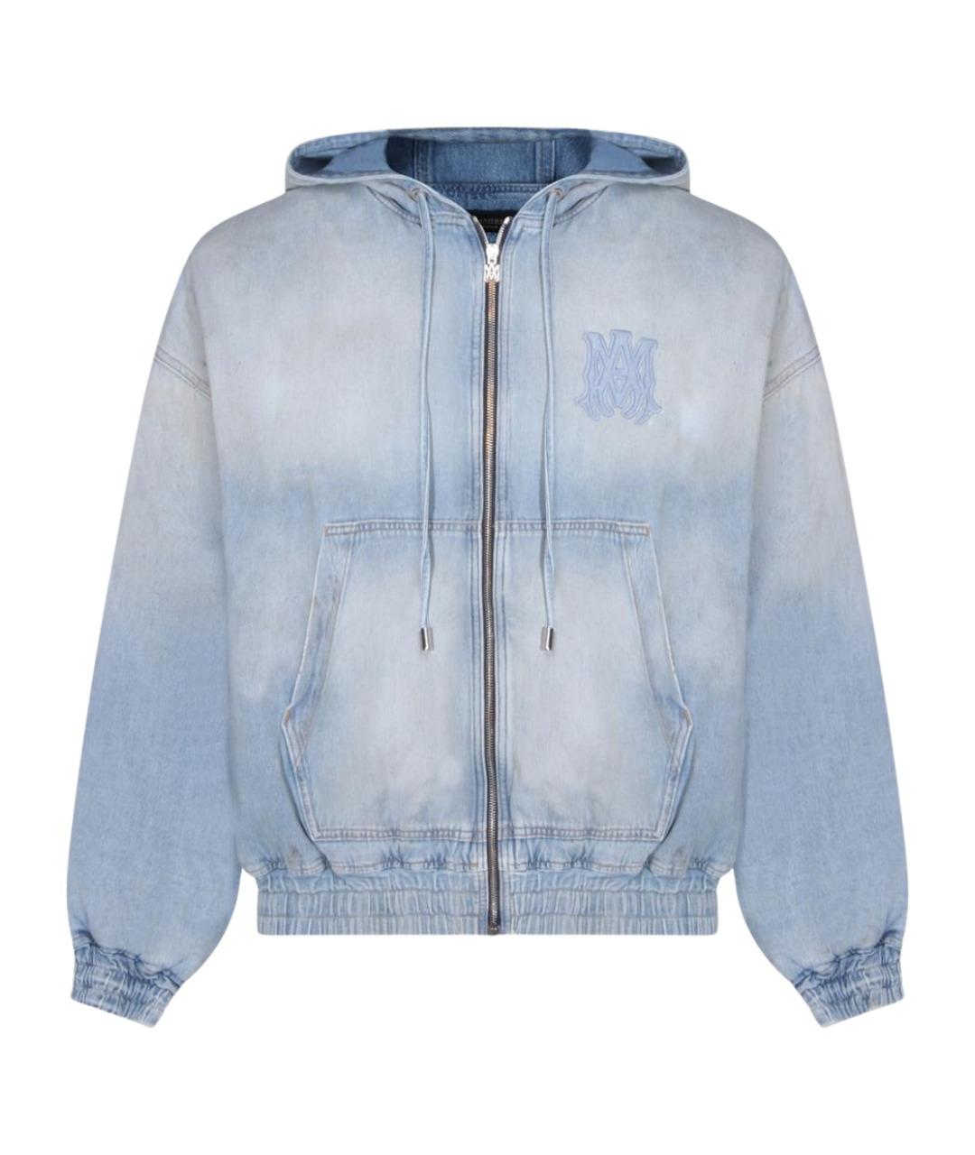 AMIRI Голубая хлопковая куртка, фото 1