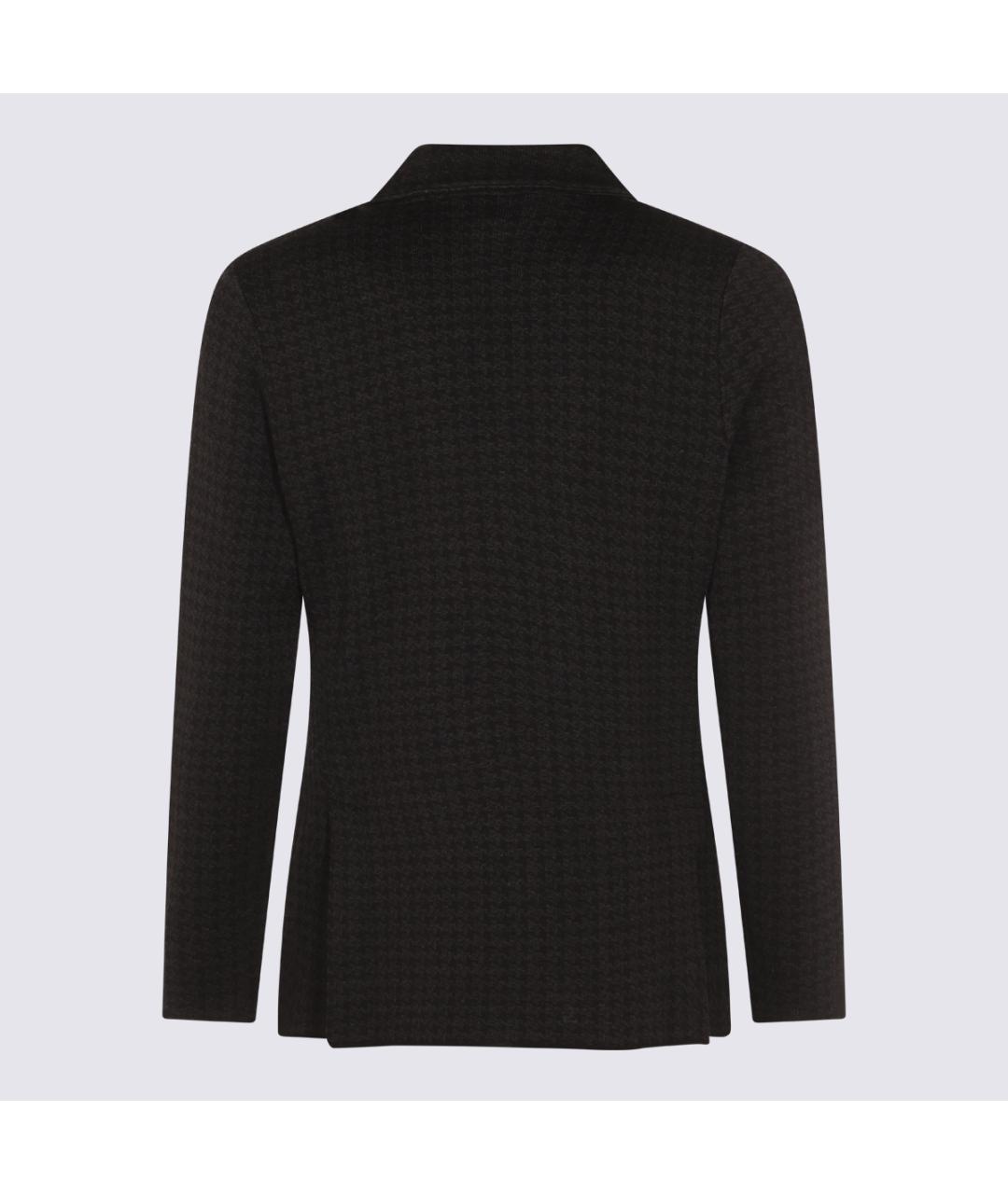 LARDINI Черный шерстяной пиджак, фото 2
