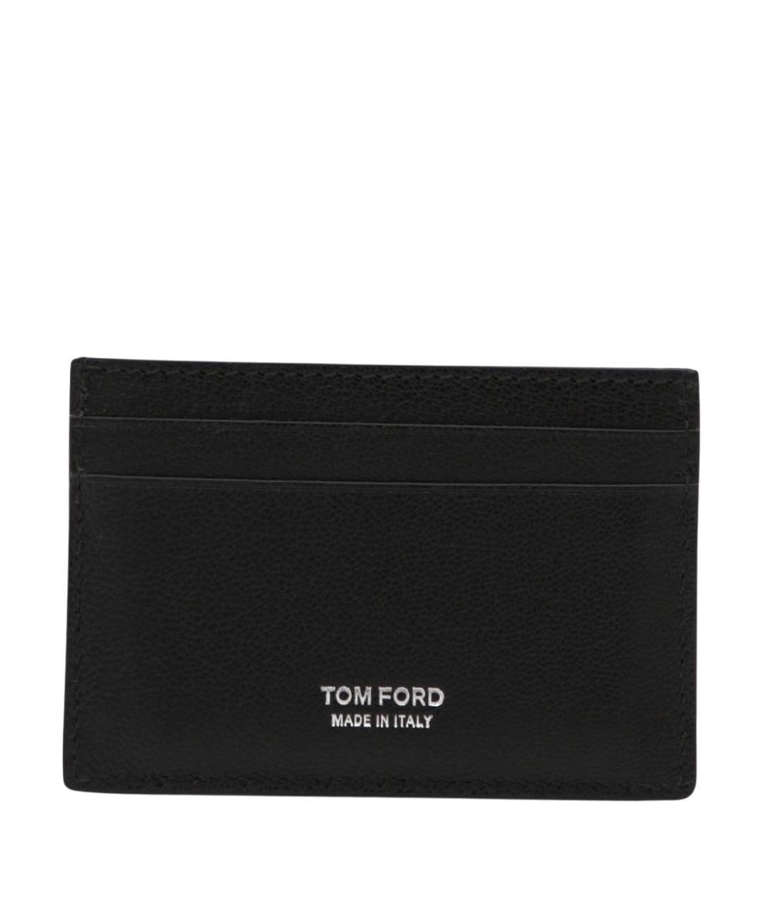 TOM FORD Черный кожаный кардхолдер, фото 1