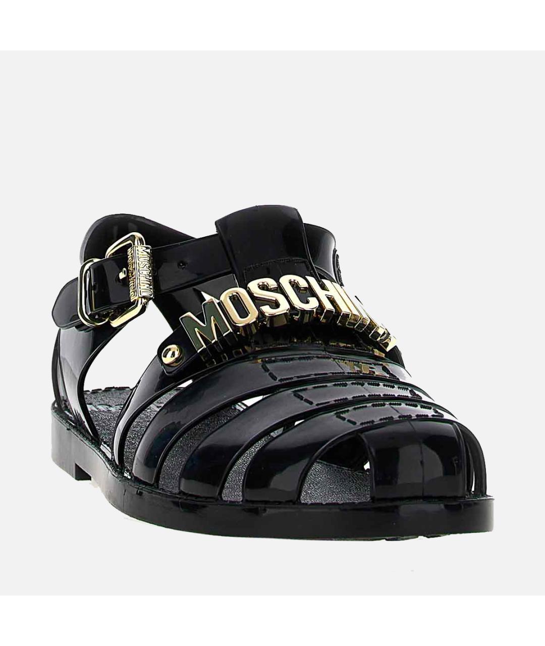 MOSCHINO Черные сандалии, фото 2