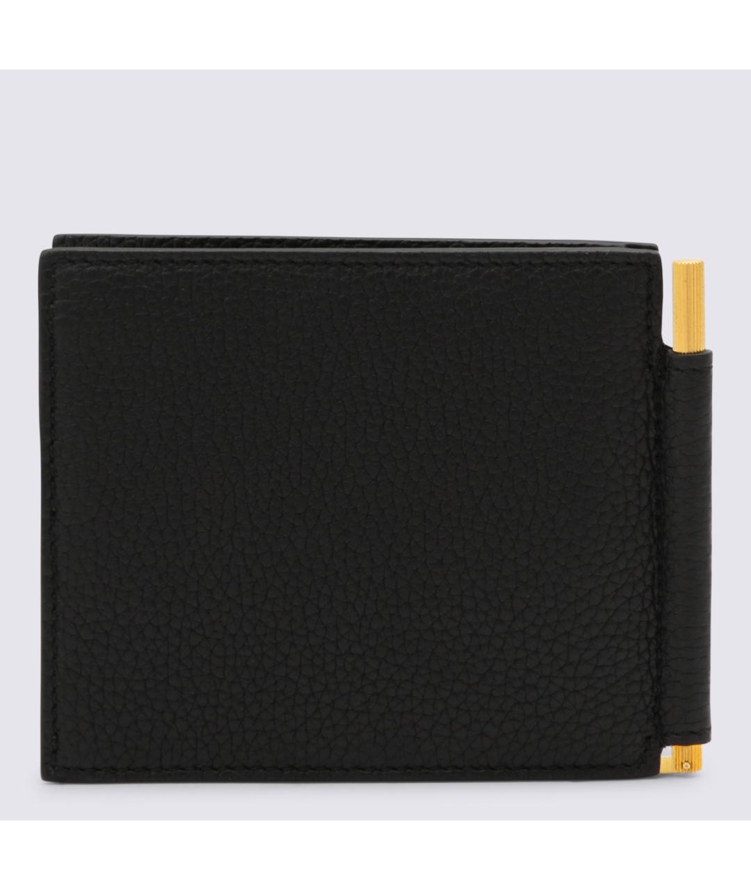 TOM FORD Черный кожаный кошелек, фото 3