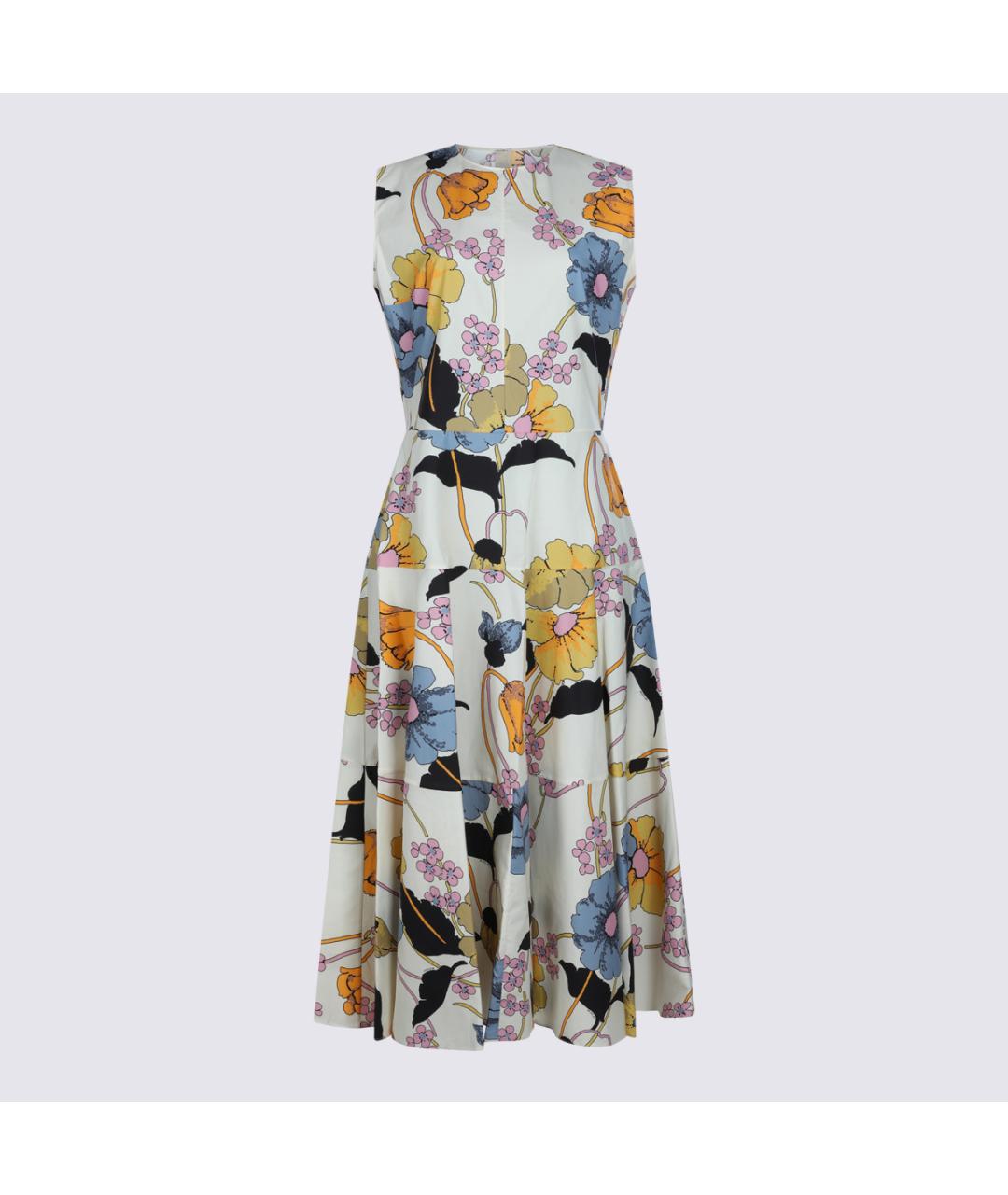 MARNI Мульти хлопковое платье, фото 5