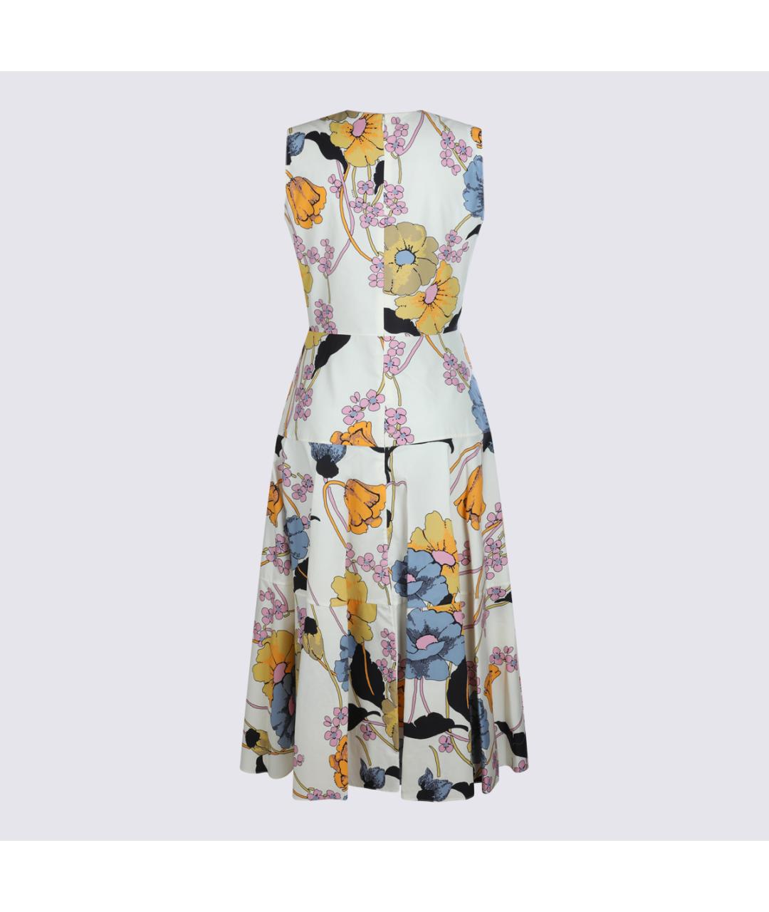 MARNI Мульти хлопковое платье, фото 2